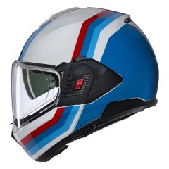 Flip-Up Helmet Nolan N120-1 LINEO 347 Bianco / Blu / Rosso