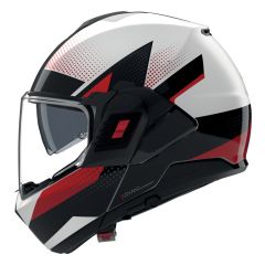 Flip-Up Helmet Nolan N120-1 CICLONE 363 Bianco / Nero / Rosso