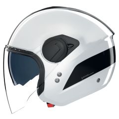 Jet Helmet Nolan N20-2 VISOR DOLCE VITA 348 Bianco / Nero