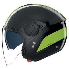Jet Helmet Nolan N20-2 VISOR DOLCE VITA 352 Nero / Verde Impulso