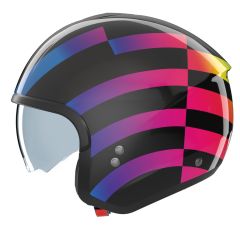 Jet Helmet Nolan N20-2 POLICROMO 345 Nero / Multicolore