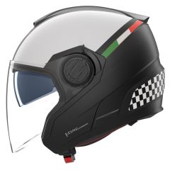 Jet Helmet Nolan N40-5 BELLAVISTA 341 Nero / Bianco / Scacchi