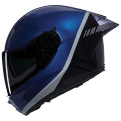 Full-Face Helmet Nolan N60-6 SPORT VERNICIATURA SPECIALE Blu / Nero / Argento