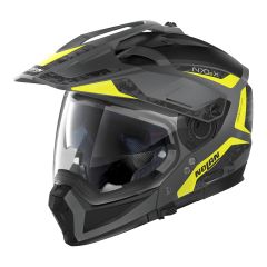 Casque Crossover Nolan N70-2 X TORPEDO N-COM 43 Flat Lava Grey