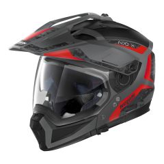 Casque Crossover Nolan N70-2 X TORPEDO N-COM 42 Flat Lava Grey
