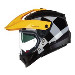Casque Cross-Over Nolan N70-2 X RUVIDO 341 Nero / Grigio / Giallo
