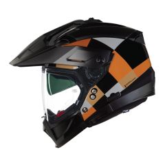Casque Cross-Over Nolan N70-2 X RUVIDO 343 Nero / Grigio / Ocra