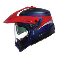Casque Cross-Over Nolan N70-2 X CONVINTO 344 Blu / Rosso / Bianco