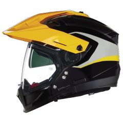 Flip-Up Helmet Nolan N70-2 X CONVINTO 345 Nero / Grigio / Giallo