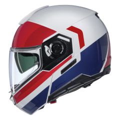 Flip-Up Helmet Nolan N90-3 ROBOTO 345 Bianco / Rosso / Blu