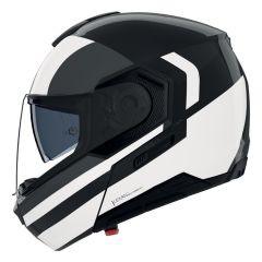 Casque Modulable Nolan N90-3 ROBOTO 348 Nero / Argento / Bianco