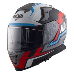 Full-Face Helmet NOS NS-10 Sonic Blue Red Matt