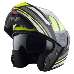 Flip-Up Helmet NOS NS-14 Nitro Yellow Matt