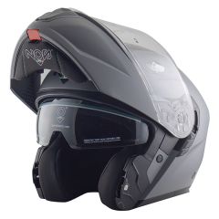 Flip-Up Helmet NOS NS-14 Seal Grey Matt