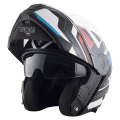 Casque Modulable NOS NS-15F Tenax Red White Blue