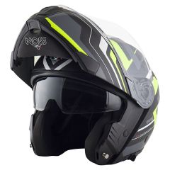Flip-Up Helmet NOS NS-15F Tenax Yellow Matt