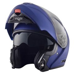 Helmet Flip-Up Full-Face NOS NS-8 Deep Blue Matt