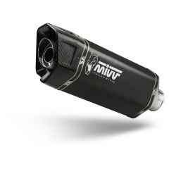 O.011.LR1XB - Exhaust Muffler MIVV SR-1 Black KYMCO AK550 (21-23)