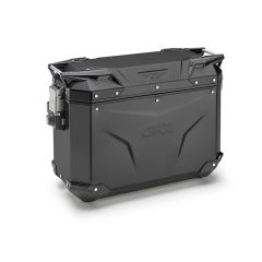 OBKE37BR - Right Side Case Givi TREKKER OUTBACK EVO Aluminum Black 37lt
