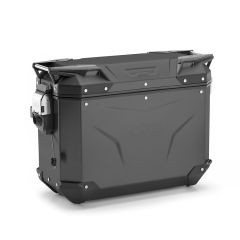 OBKEV37BL - Left Side Case Givi TREKKER OUTBACK EVO SMART Aluminum Black 37lt