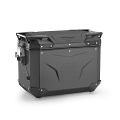 OBKEV48BL - Left Side Case Givi TREKKER OUTBACK EVO SMART Aluminum Black 48lt