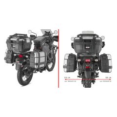 PL4133 - Side case holder Givi MONOKEY® KAWASAKI KLR 650 S (23)