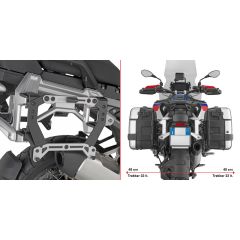 PL5146 - Kofferadapter Givi MK originale Seitenkofferhalter BMW R 1300 GS ADV