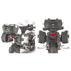 PL8711 - Givi Specific pannier MONOKEY® or RETRO FIT Benelli TRK502 X (18>20)
