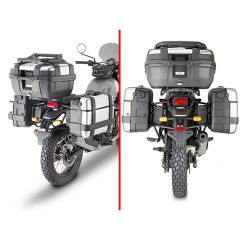 PL9055 - Portavaligie Laterale Givi MK / RETRO FIT Royal Enfield Scram 411 (22)