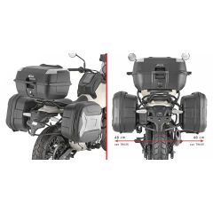 PL9059 - Side case holder Givi for MONOKEY suitcases ROYAL ENFIELD Himalayan 450