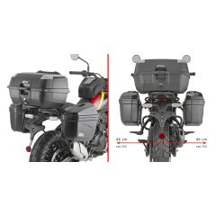 PL9061 - Side case holder Givi for suitcases MONOKEY ROYAL ENFIELD Guerrilla 450 (24)