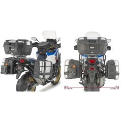 PLO1178MK - Givi Pannier Holder PL ONE-FIT MONOKEY Honda CRF1100L Africa Twin