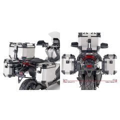 PLO1188CAM - Portavaligie Laterale Givi PL ONE-FIT MK CS OBK Honda X-ADV 750