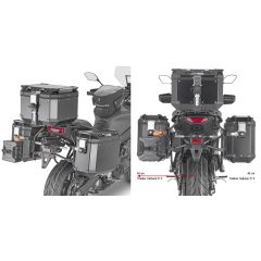 PLO2159CAM - Portavaligie Laterale Givi PL ONE-FIT MK CS OBK Yamaha Tracer 9