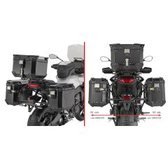 PLO2171CAM - Side case holder Givi PL ONE-FIT Trekker OBK YAMAHA Tracer 9 (25)