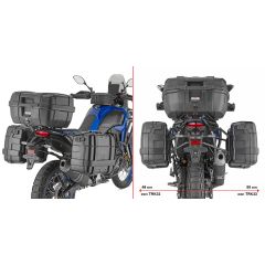 PLO2174MK - Side case holder Givi PL ONE-FIT Monokey YAMAHA Ténéré 700 (25)
