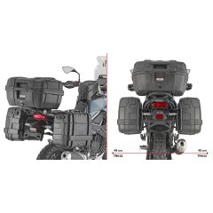 PLO4139MK - Seitenkofferhalter Givi PL ONE-FIT Monokey KAWASAKI KLE 500 (26)