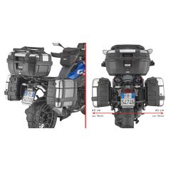 PLO5143MK - Side case holder Givi PL ONE-FIT for MONOKEY cases BMW R 1300 GS