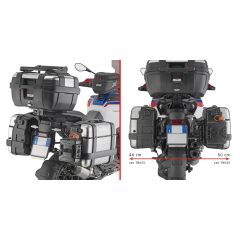 PLO5146MK - Seitenkofferhalter Givi PL ONE-FIT MK BMW R 1300 GS ADV