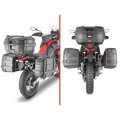 PLO6710MK - Portavaligie Laterale Givi PL ONE-FIT MONOKEY Aprilia Tuareg 660