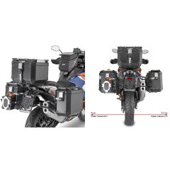 PLO7713CAM - Portavaligie Laterale Givi PL ONE-FIT MK CS OBK KTM 1290 Super ADV