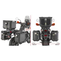 PLO7718CAM - Seitenkofferhalter Givi PL ONE-FIT KTM 390 Adventure X /  R (25-26)