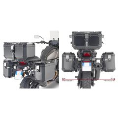 PLO8400CAM - Portavaligie Laterale Givi PL ONE-FIT Harley-Davidson Pan America