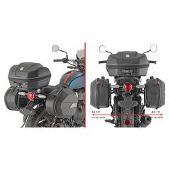 PLO9063MK Support valise latérale Givi PL ONE-FIT MK ROYAL ENFIELD Bear 650 (25)