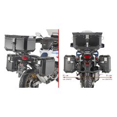 PLOS1178CAM Side case holder Givi PL ONE-FIT Trekker Outback HONDA CRF1100L AT