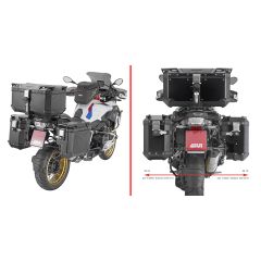 PLOS5108CAM Side case holder Givi PL ONE-FIT Trekker Outback BMW R 1200 GS ADV