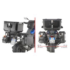 PLOS5143CAM - Side case holder Givi PL ONE-FIT for Trekker Outback BMW R 1300 GS