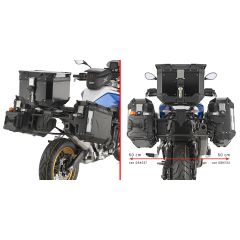 PLOS5145CAM - Side case holder Givi PL ONE-FIT for Trekker Outback BMW F 900 GS