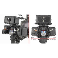 PLOS5146CAM - Side case holder Givi PL ONE-FIT BMW R 1300 GS Adventure (25)