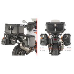 PLOS7713CAM Side case holder Givi PL ONE-FIT Trekker Outback KTM 1290 SA R